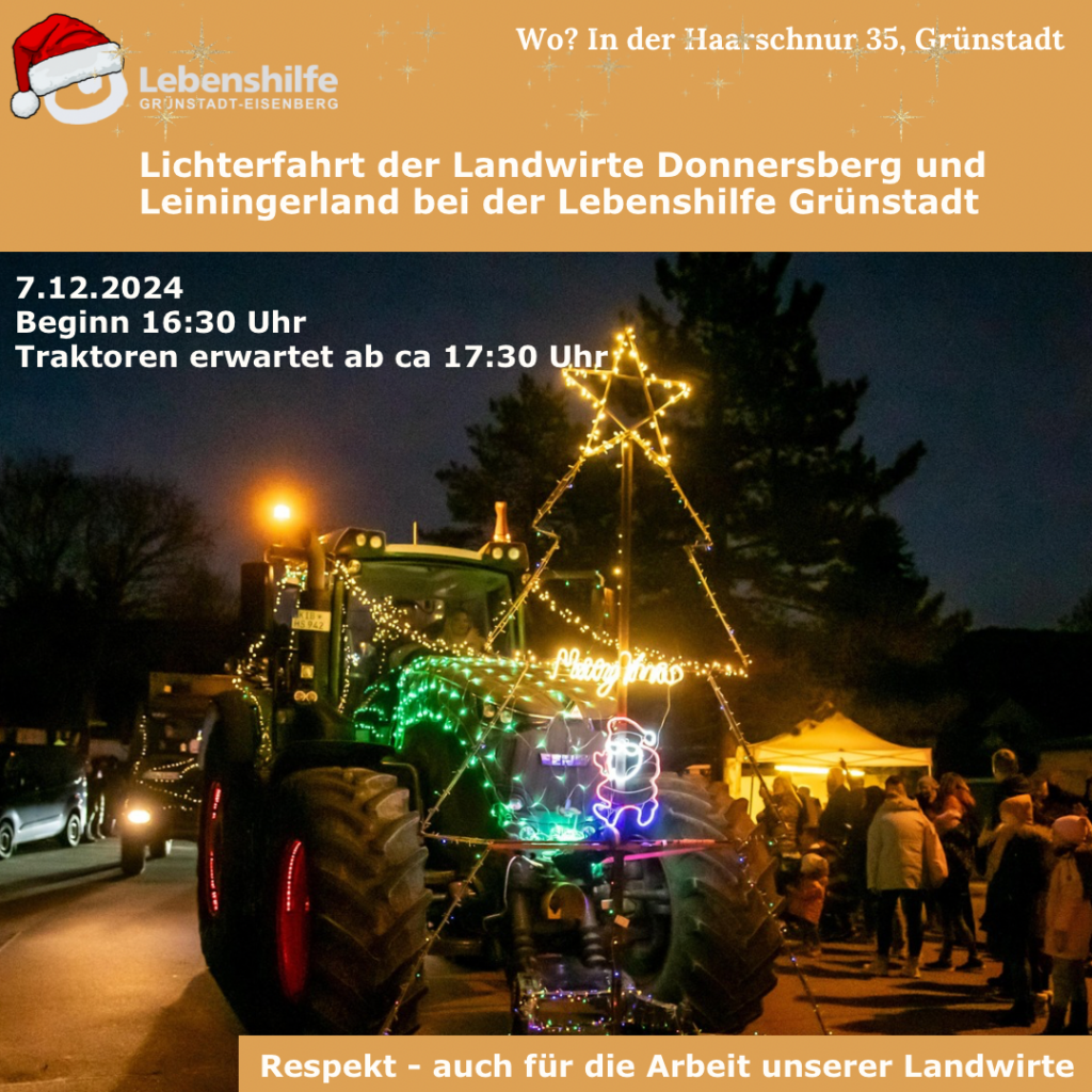 Lichterfahrt 2024 Flyer